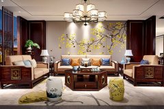 唐明雅居新中式風格家具，充滿了東方的家居情